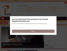 Tablet Screenshot of pouted.com